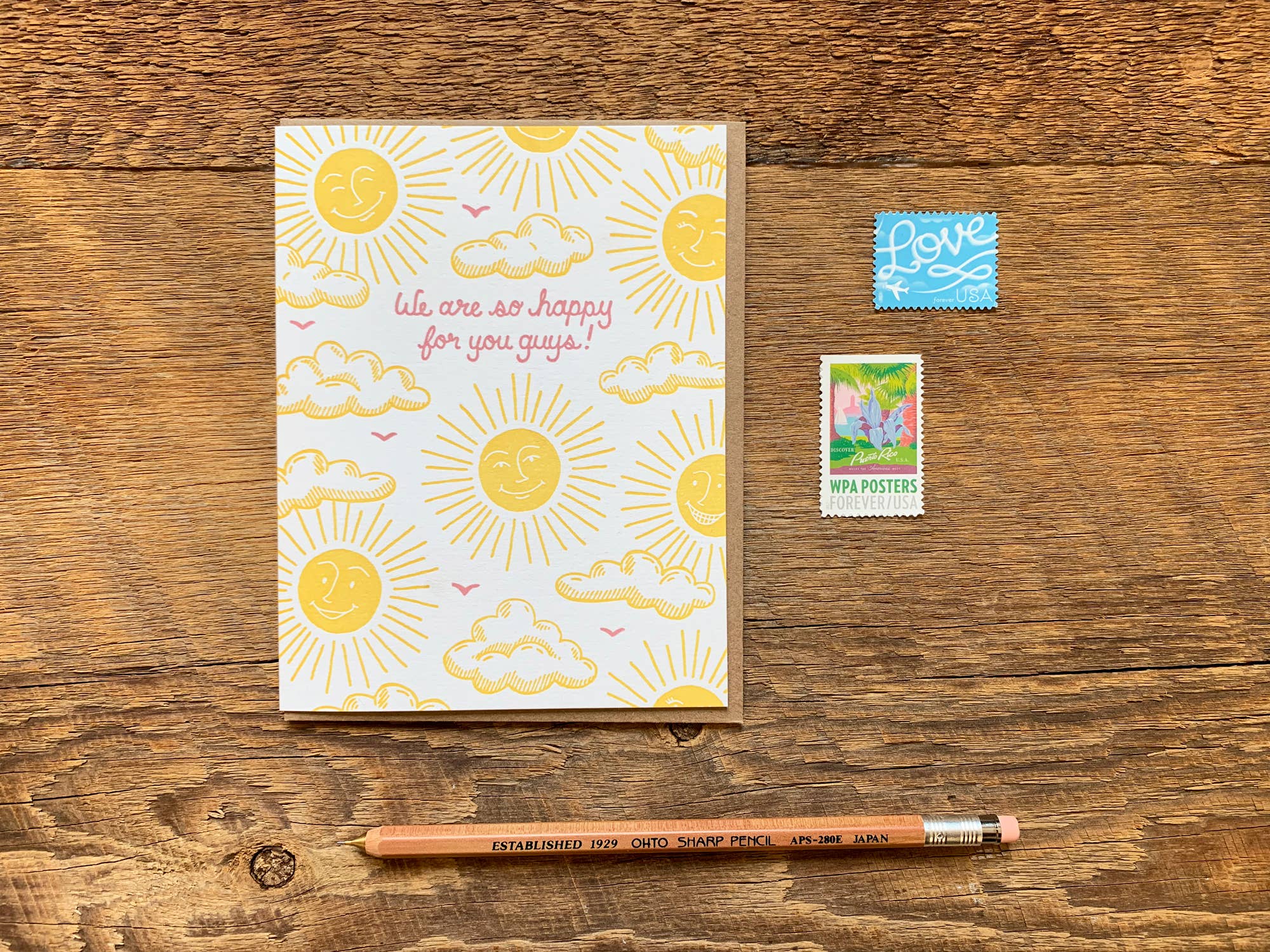 Noteworthy Paper & Press - Wholesale Congratulations Card - So Happy Card1