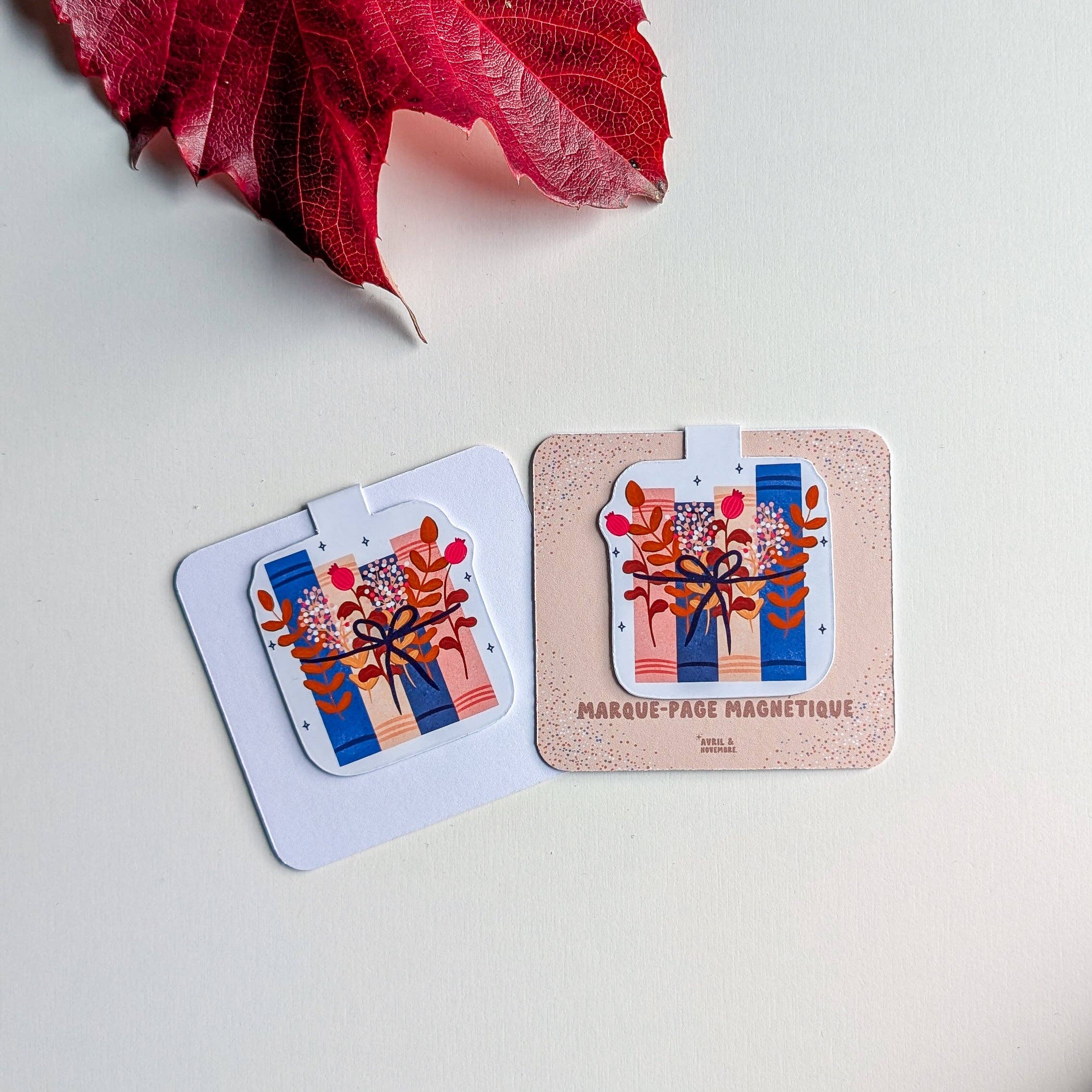 Avril & Novembre - Wholesale Bookmark - Magnetic Bookmark - Books and Foliage4