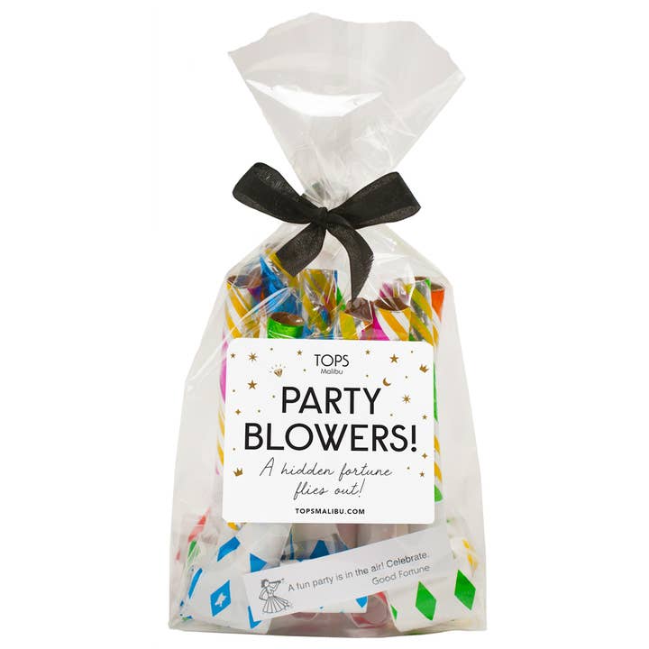 Soffiatori da festa Good Fortune con Hidden Fortune - Set di 12 per la vendita all'ingrosso da parte di TOPS Malibu