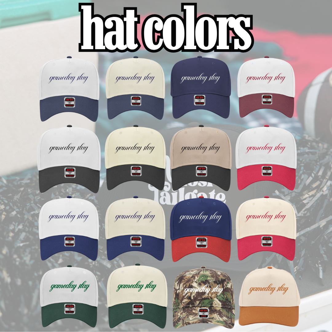 Ruby Moon - Wholesale Trucker Hat - Unisex - Gameday Slay- Embroidered Hat1