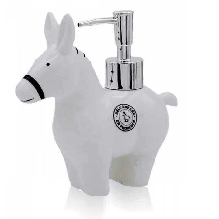 FLYDENDE SÆBEDISPENSER PORCELÆN DONKEY for engroshandel hos S2Z Cosmetics