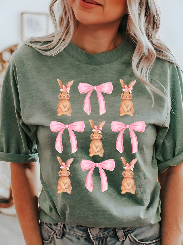 Kaniner och bågar, Comfort Tee för wholesale av Not So Plain Jane Tshirts