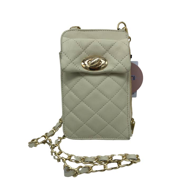 BORSA IN PELLE TRAPUNTATA POCHETTE - B517 CLARETTA per la vendita all'ingrosso da parte di Bevini Modena