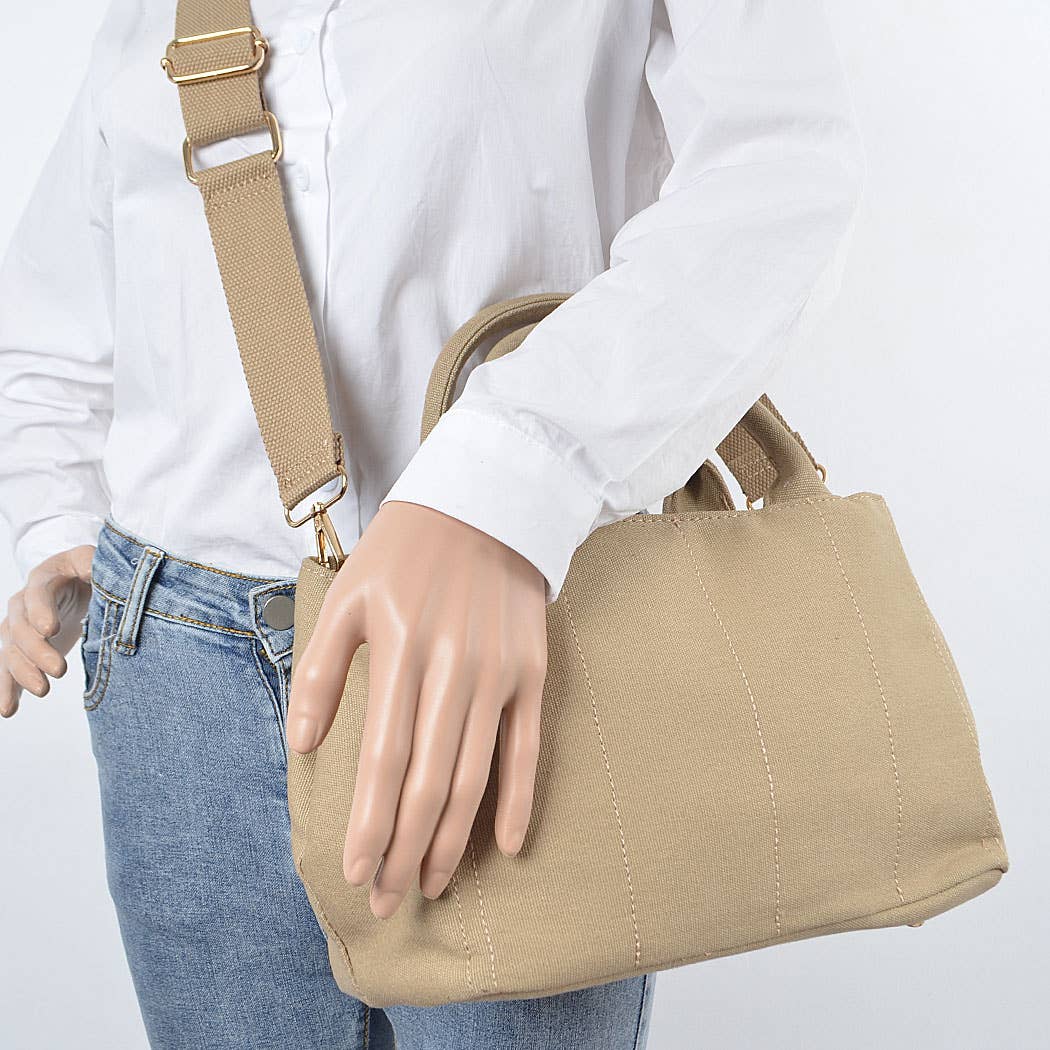 3AM BY H&D ACCESSORIES - Wholesale Tote bag – Women's - Solid Canvas Tote6