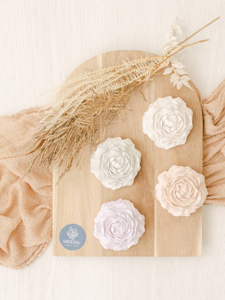 Peony large open for wholesale by MINERAL Organic Crafts