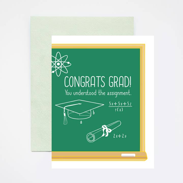 Grad Du förstod uppdraget Grattis A2 gratulationskort för wholesale av ILOOTPAPERIE