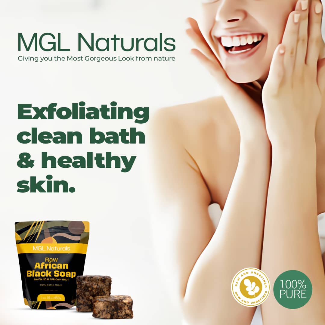MGL Naturals - Wholesale Bar Soap - Raw African Black Soap11