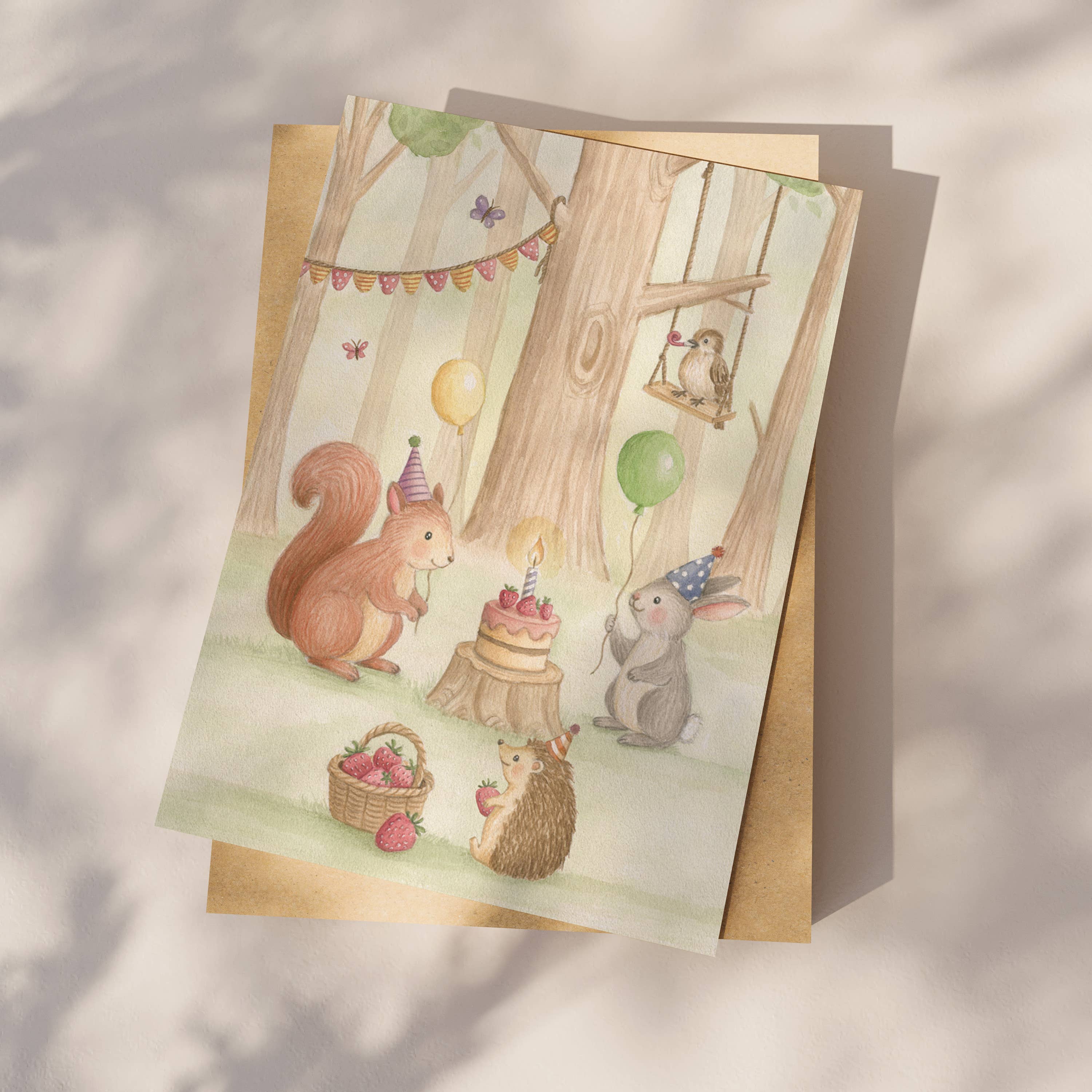 Appeloogje – Großhandel Grußkarten für den Alltag – Postkartenparty im Wald1