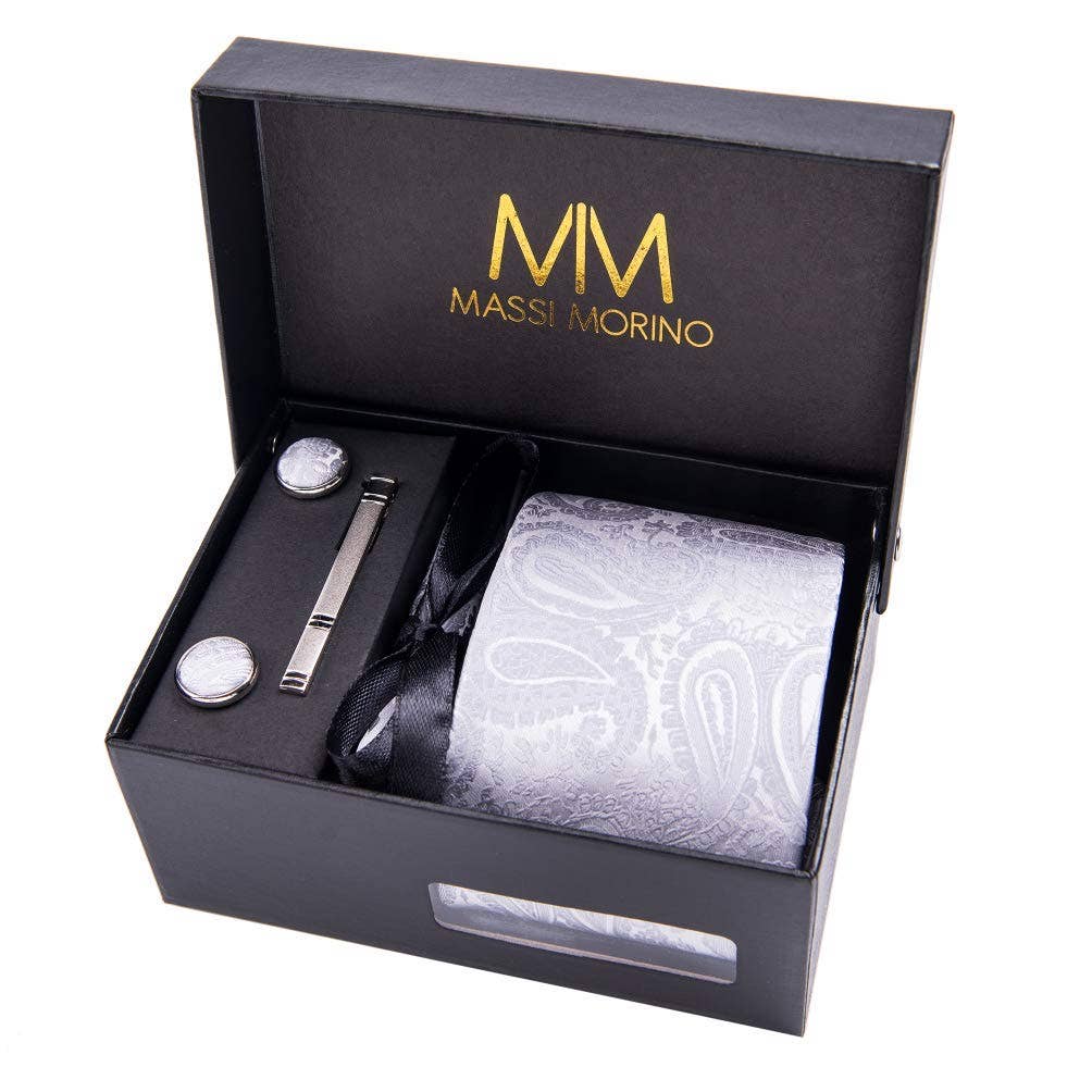 Massi Morino - Wholesale Necktie - Men's - Massi Morino® Tie Set | Extensive Box Contents0