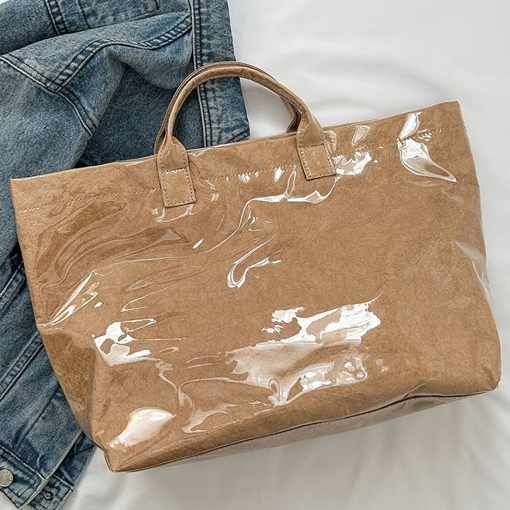 NARWEY INC - Wholesale Tote Bag - Women's - PVC Waterproof Tote Bag Durable Commuter Bag Shopping Tote3