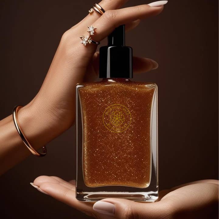 Shimmering Gardenia Glow Body Oil | Limited Edition for wholesale by Blooming Wild Botanicals