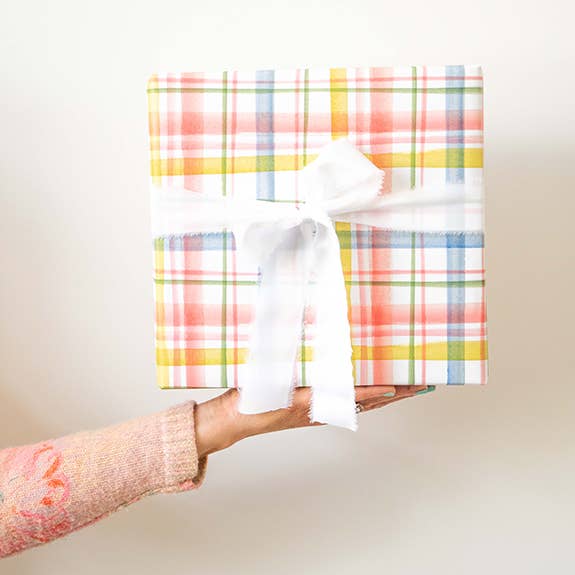 Lana's Shop - Wholesale Wrapping Paper Roll - Summer Picnic Plaid Gift Wrap Roll