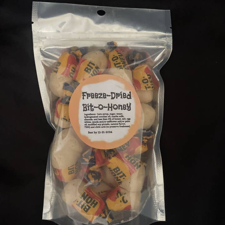 Freeze dried Bit o Honey for wholesale by Rodgers jam berries