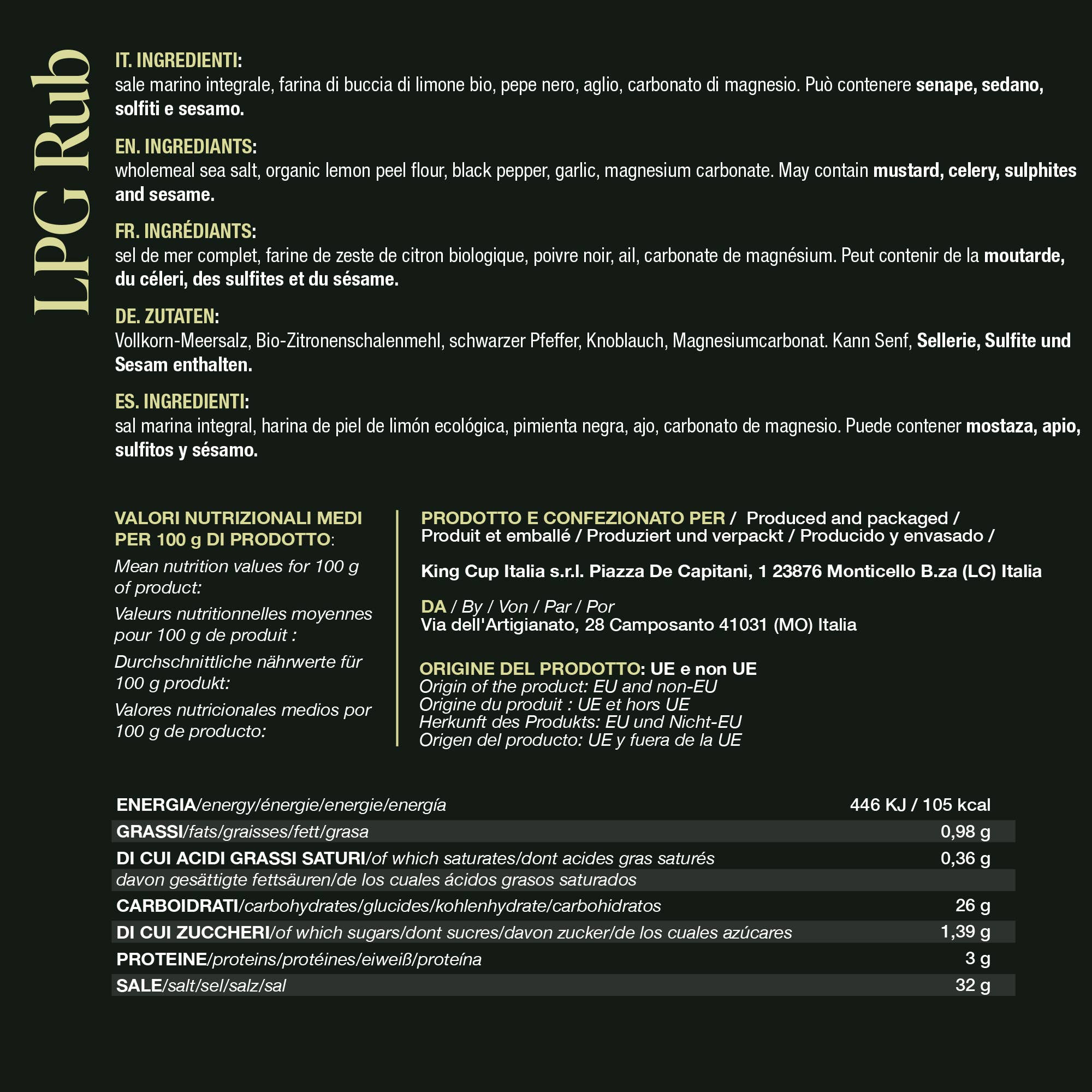 BBQ King - Wholesale Rub - LPG Rub 210 g (7.41OZ)1