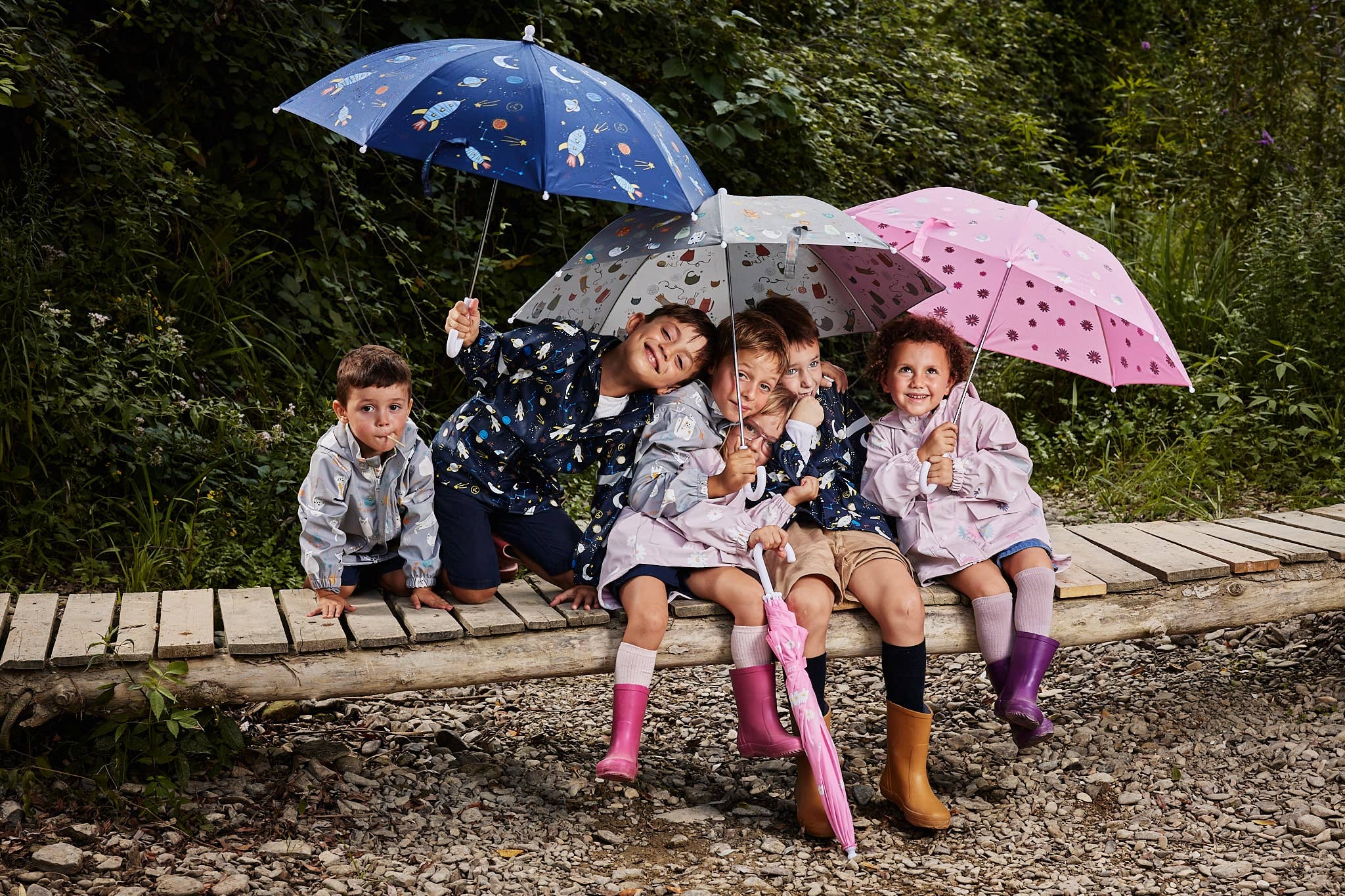 ECOMIKRO by Tatanatura - Wholesale Raincoat - Kids - The Color Changers by Mikro7