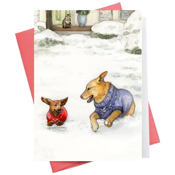 Sweater Weather | Christmas Greeting Card for wholesale by Inkwell Cards