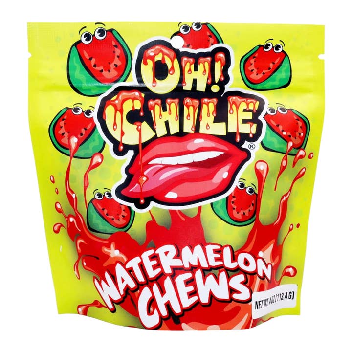 Cow Crack Wholesale - Wholesale Gummy - Oh! Chile Watermelon Chews 4 oz