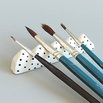 Muddy Ceramic Limited - Venta al por mayor Pinceles de pinturas/ceras - Soporte para pinceles, soporte para pinceles de cerámica, soporte para pinceles, soporte para pinceles, soporte para pinceles blanco, regalo para artistas0