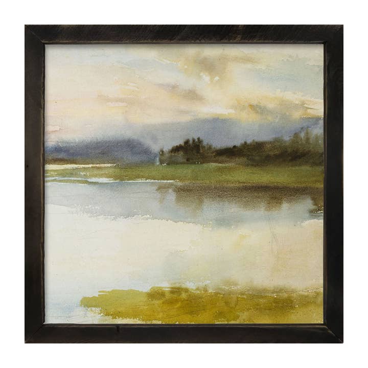 ginger blue - Vente Affiche d'art - Vintage Quiet Lakeshore6