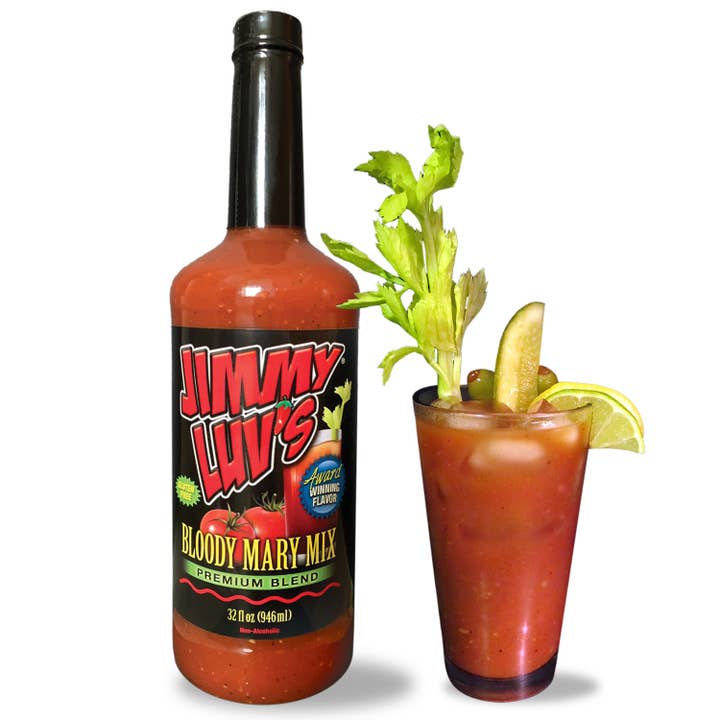 Bloody Mary Mix (Original) - 32 oz. for wholesale by Jimmy Luv's Bloody Mary Mix