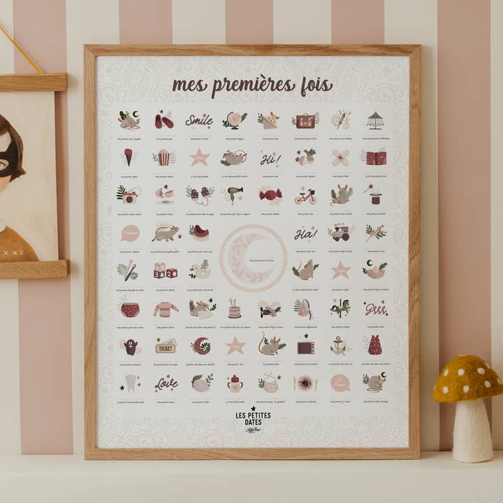 Displays "My First Times" - Powder Mouse for wholesale by Les Petites Dates