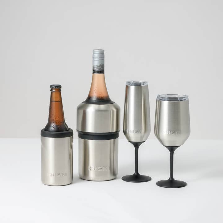 Huski - Wholesale Insulated Mug/Tumbler - Huski Wine Tumbler 2.0 - Brushed Stainless5