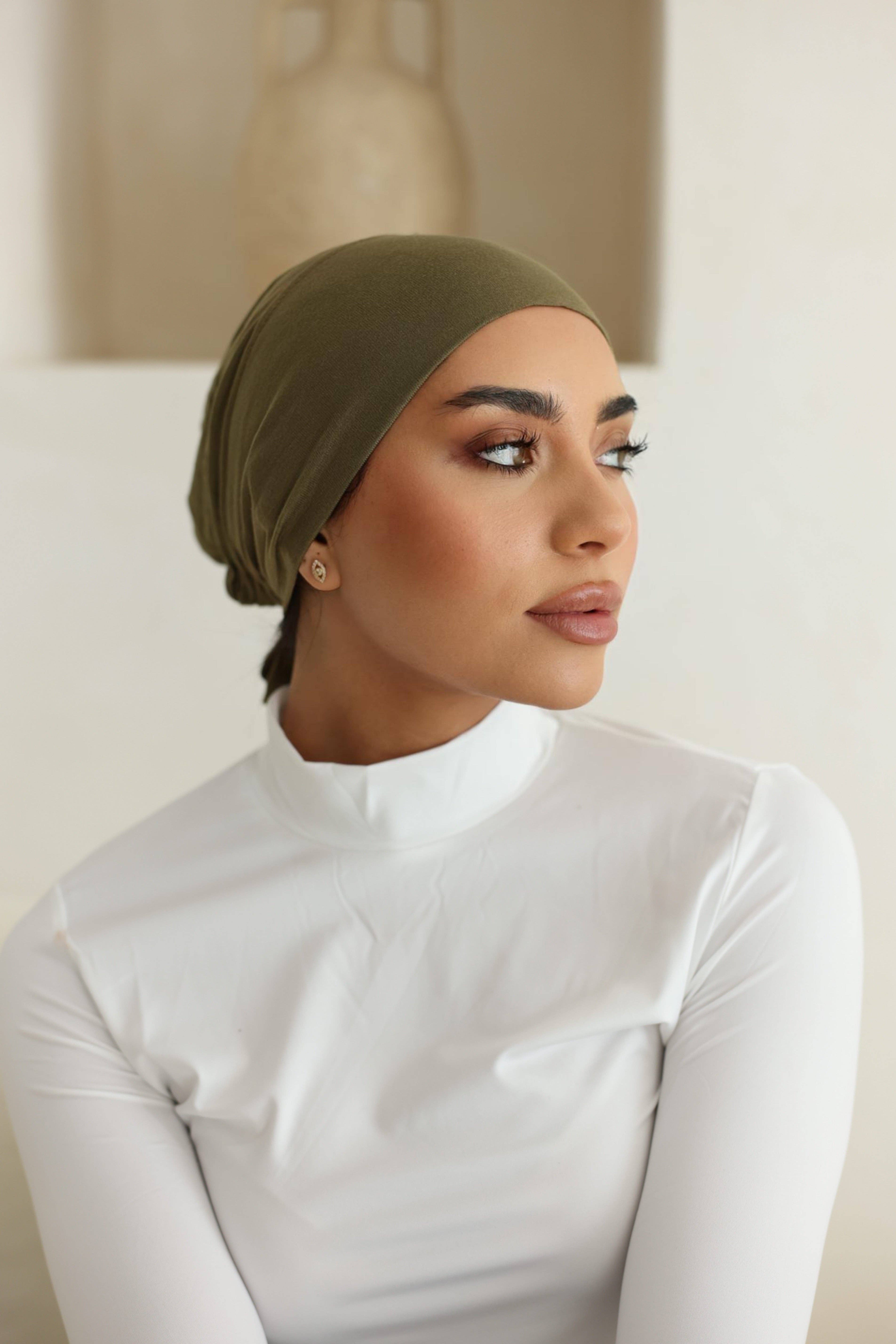 Mod Squad - Wholesale Hijab - Women's - MODAL UNDERCAP - Olive0