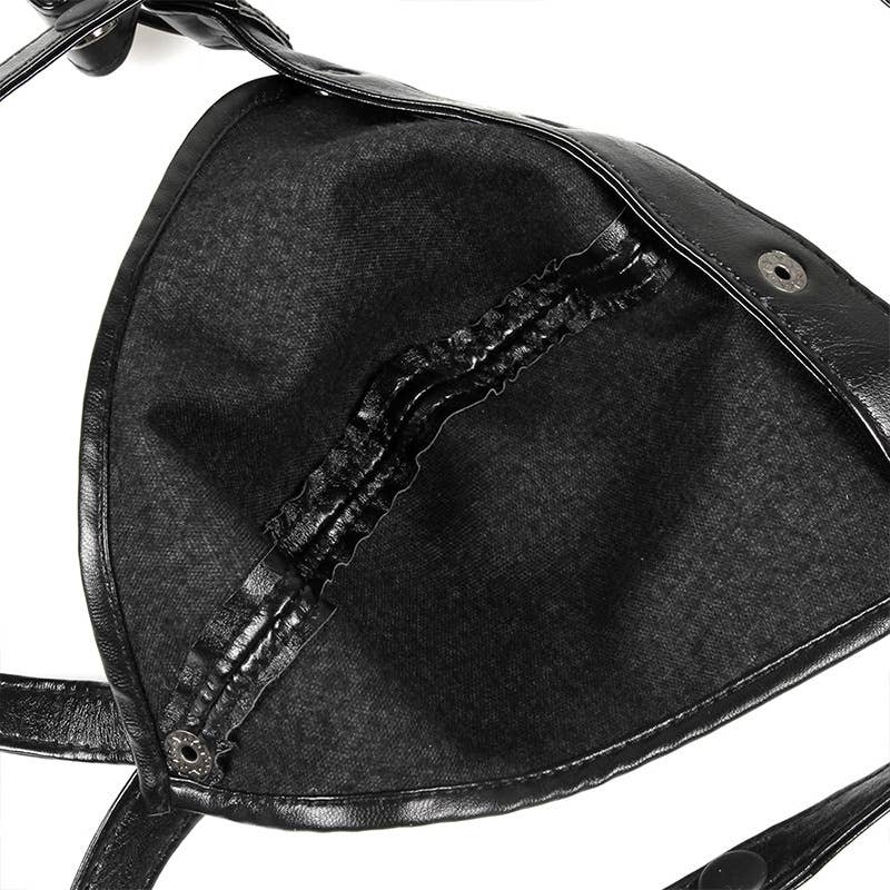 Sort Herrebukser i punkstil med læderundertræk for engroshandel på Faire4