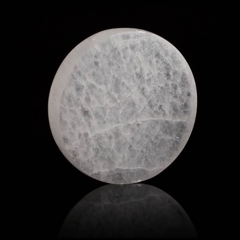 UniArt - Vendita all'ingrosso Decorazione - Piastra di selenite naturale, 10 cm0