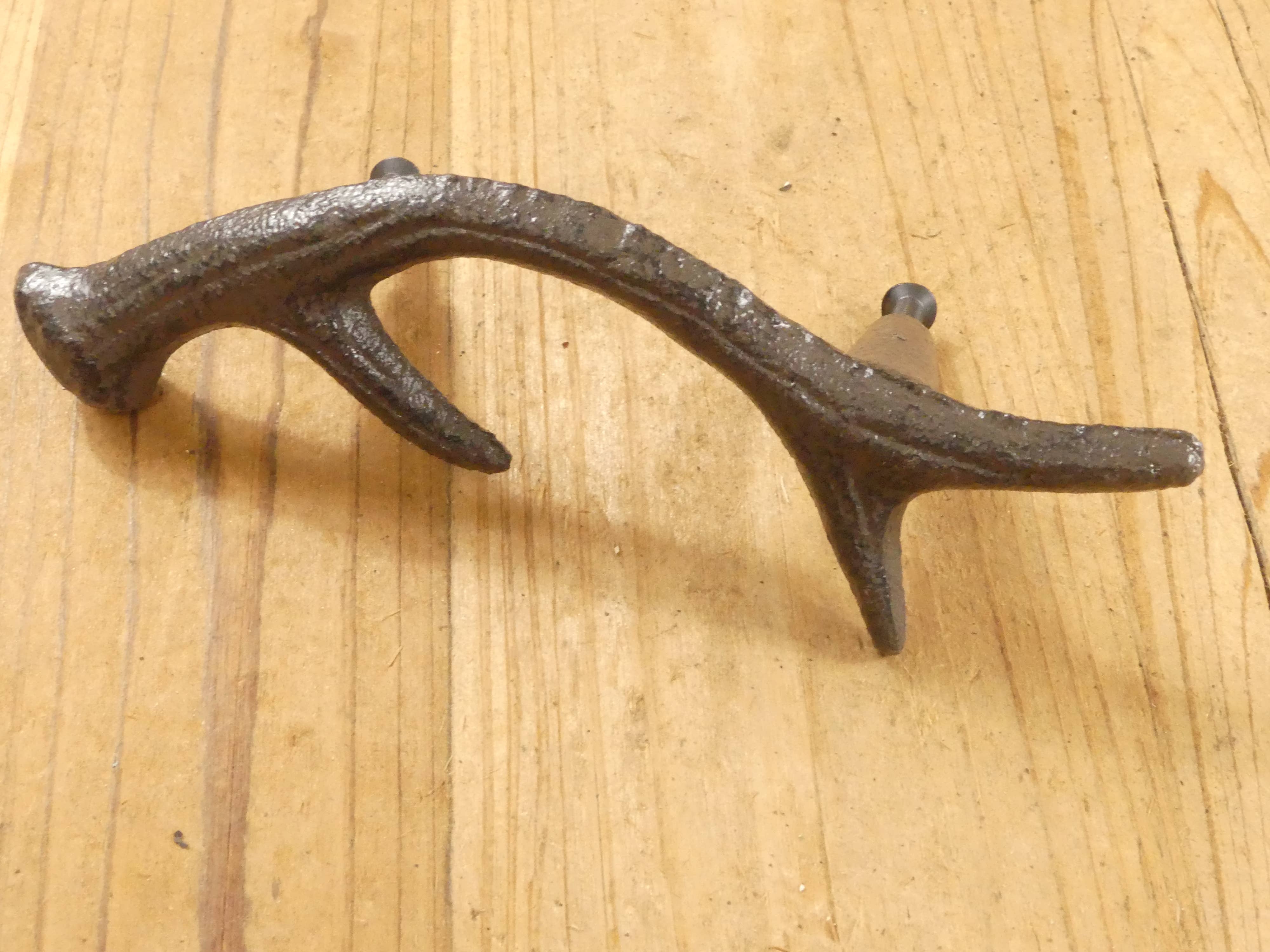 Midwest Craft House - Vente Poignée/bouton - TIROIR/POIGNÉE DE PORTE EN BOIS DE CERF1