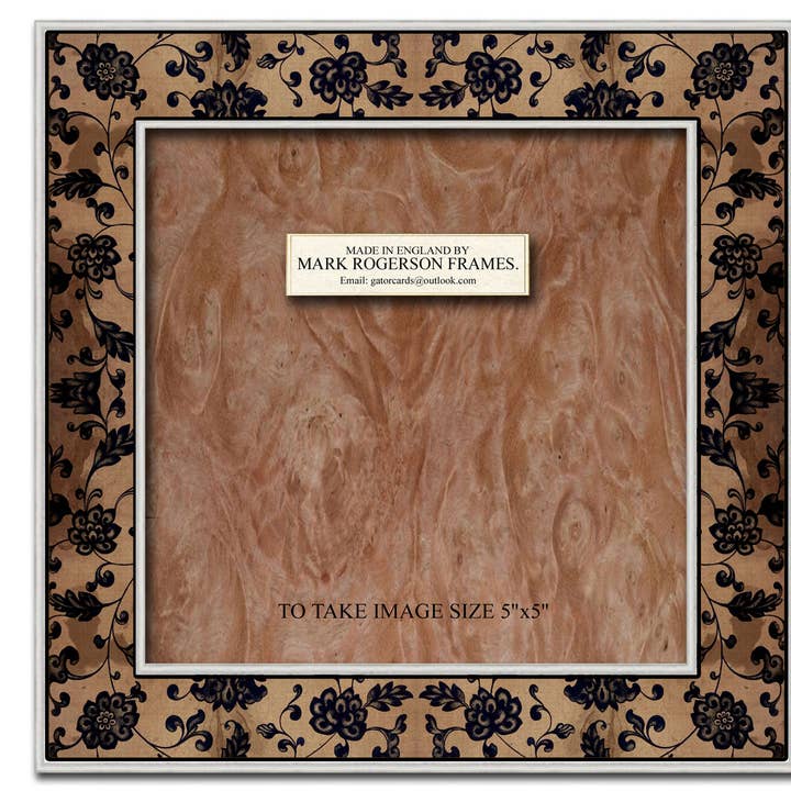 2798 Cadre Photo Motif Poterie Chinoise 5x5 (Copie) pour la vente par Gator cards