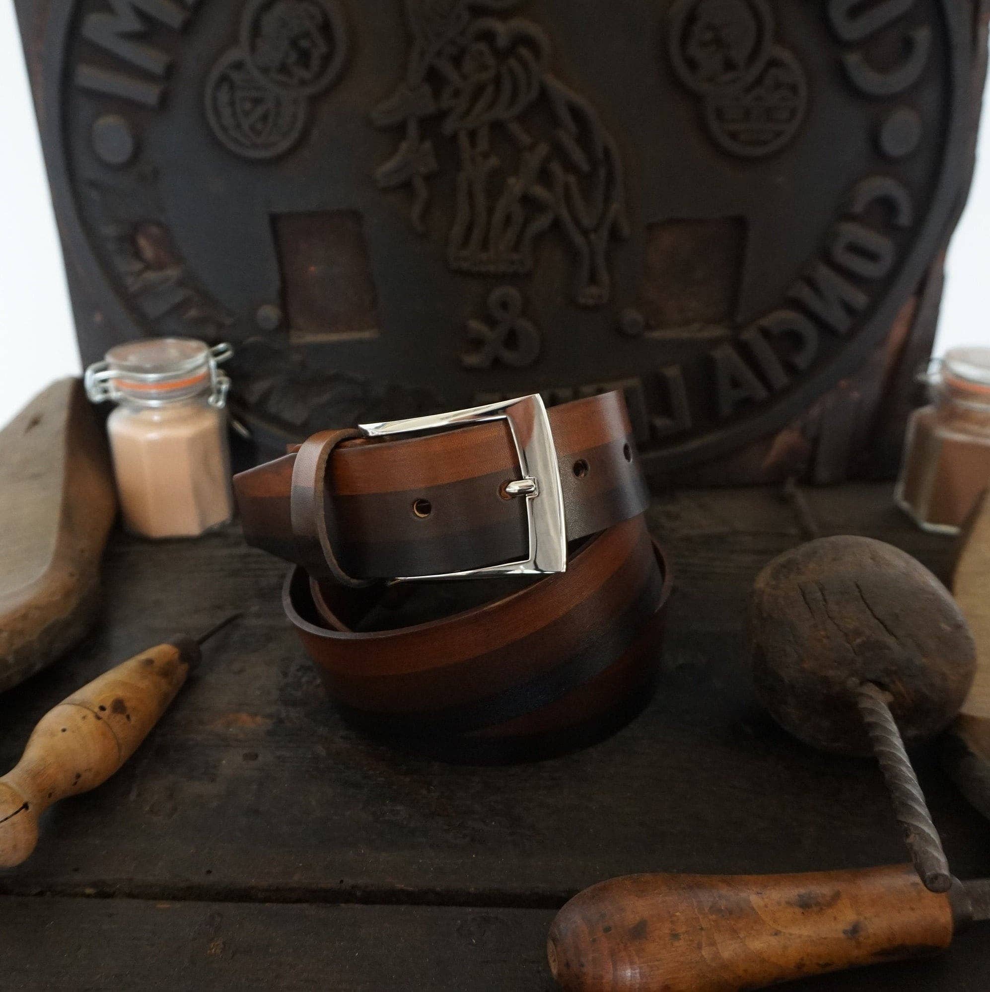 Mario Doni – Engroshandel Bælte - Herre – Håndlavet Læderbælte til Mænd i Italien til Jeans Groom #479