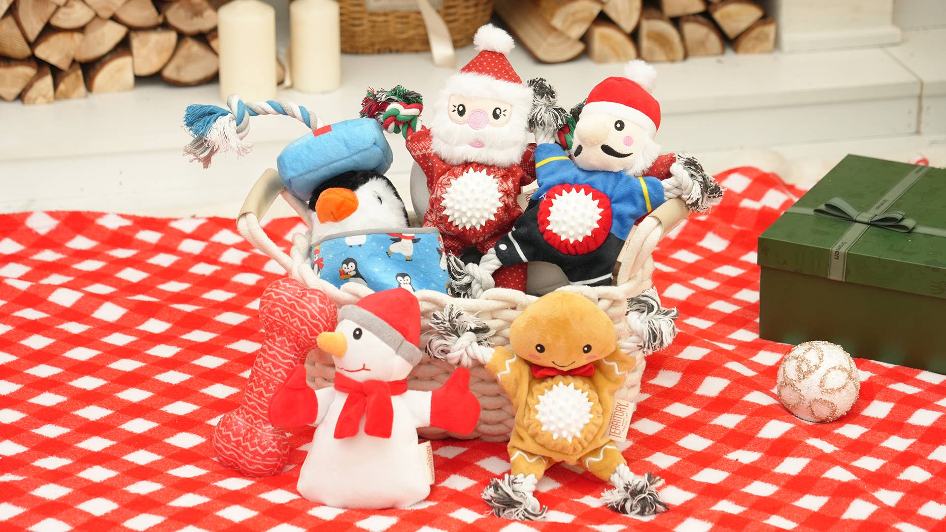 Original Territory - Vente Jouet – chien - Jouet pour chien 2-en-1 à tirer et rapporter en pain d'épice3