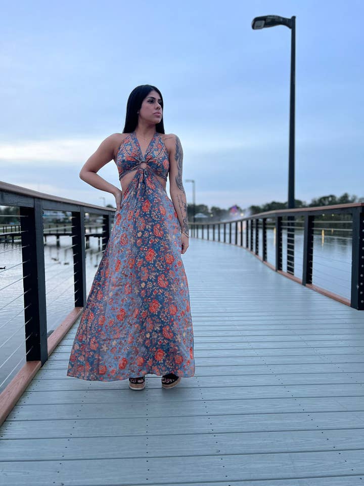 Foutaz - Wholesale Dress - Women's - Summer bohemian dress- Case of mixed colors