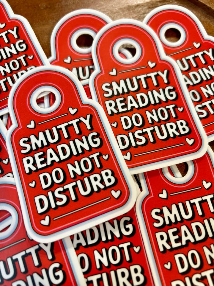 Smutty reading DND sticker for wholesale by Axle Rose Co