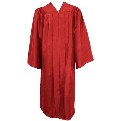 Robe rouge mat pour la vente par Cap and Gown Direct