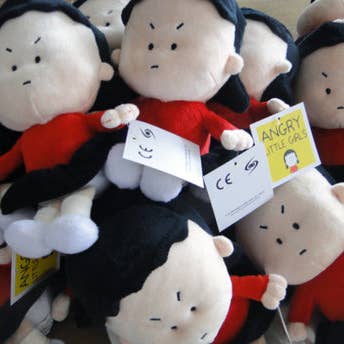 Angry Little Girls – wholesale Stuffed/plush toy – Kids & baby – Angry Little Asian Girl Plush Doll1