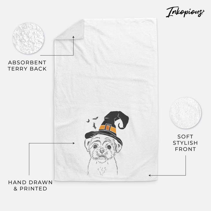 Inkopious - Wholesale Hand Towel - Smash the Shih Tzu Hand Towel13