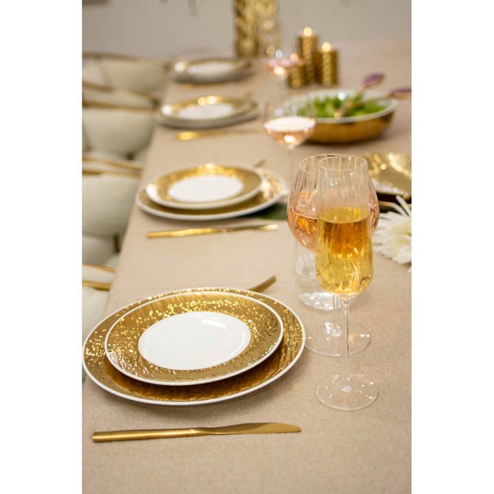 AULICA - Wholesale Champagne Flute - Wavy champagne flutes - set of 62