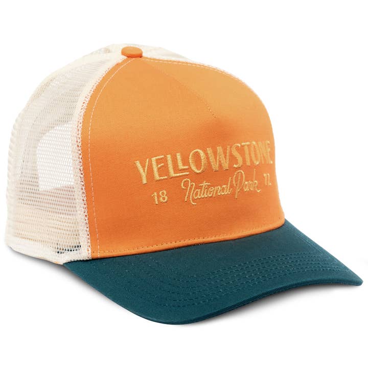 Gorra de camionero Parque Nacional Yellowstone para venta al por mayor de The Landmark Project