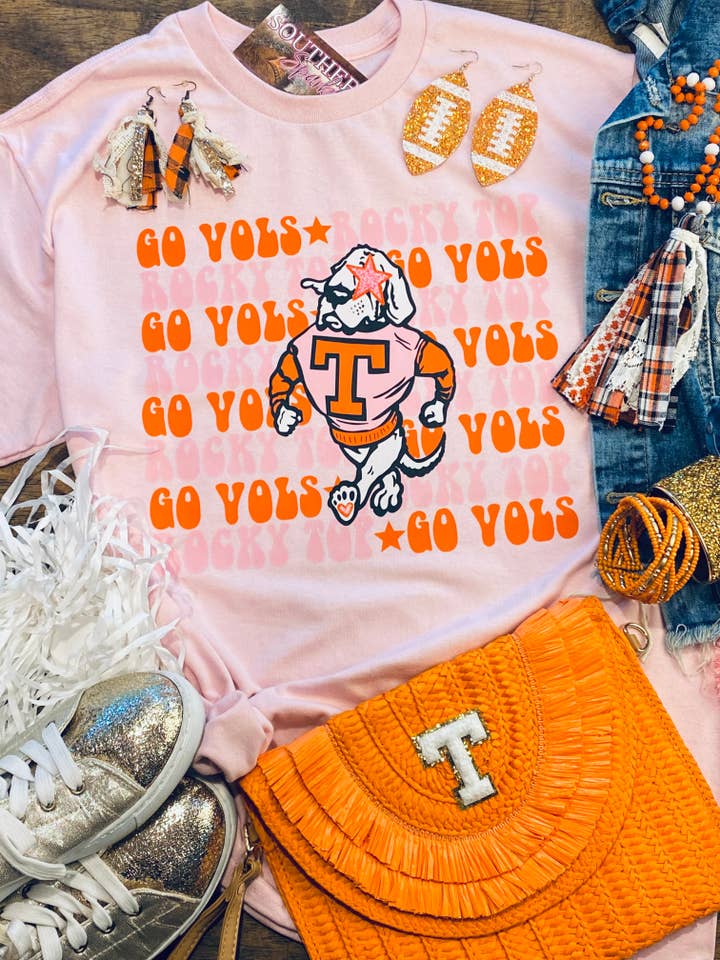 ALLEZ VOLS - T-shirt Rose Clair & Tenn pour la vente par Southern Fashion