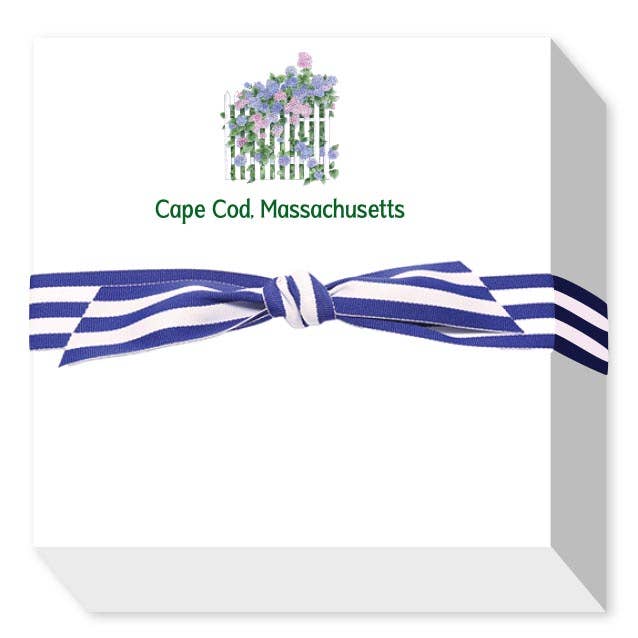 HYDRANGEA CUSTOM CHUBBIE NOTEPAD for wholesale by Donovan Designs