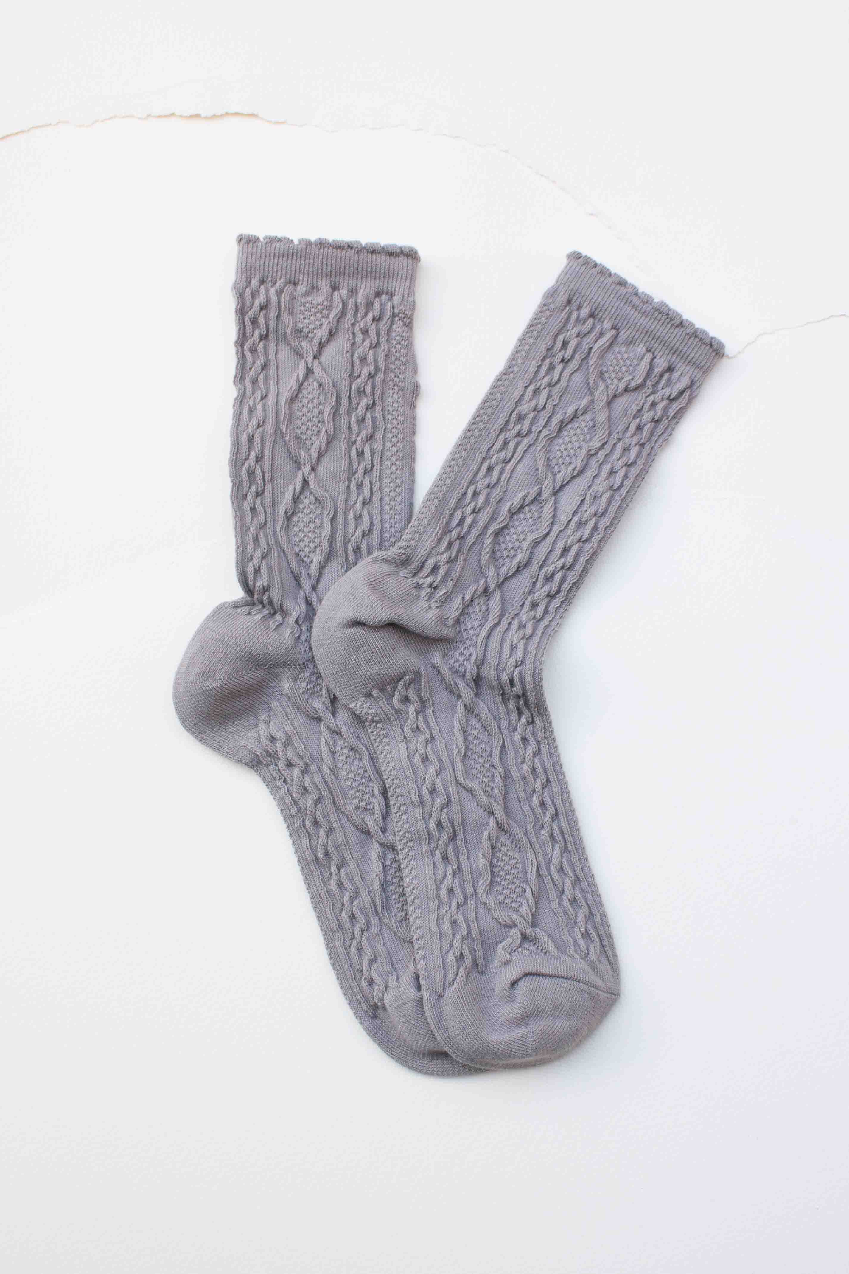 Tiepology - Vente Chaussettes – femme - Chaussettes en coton torsadé1