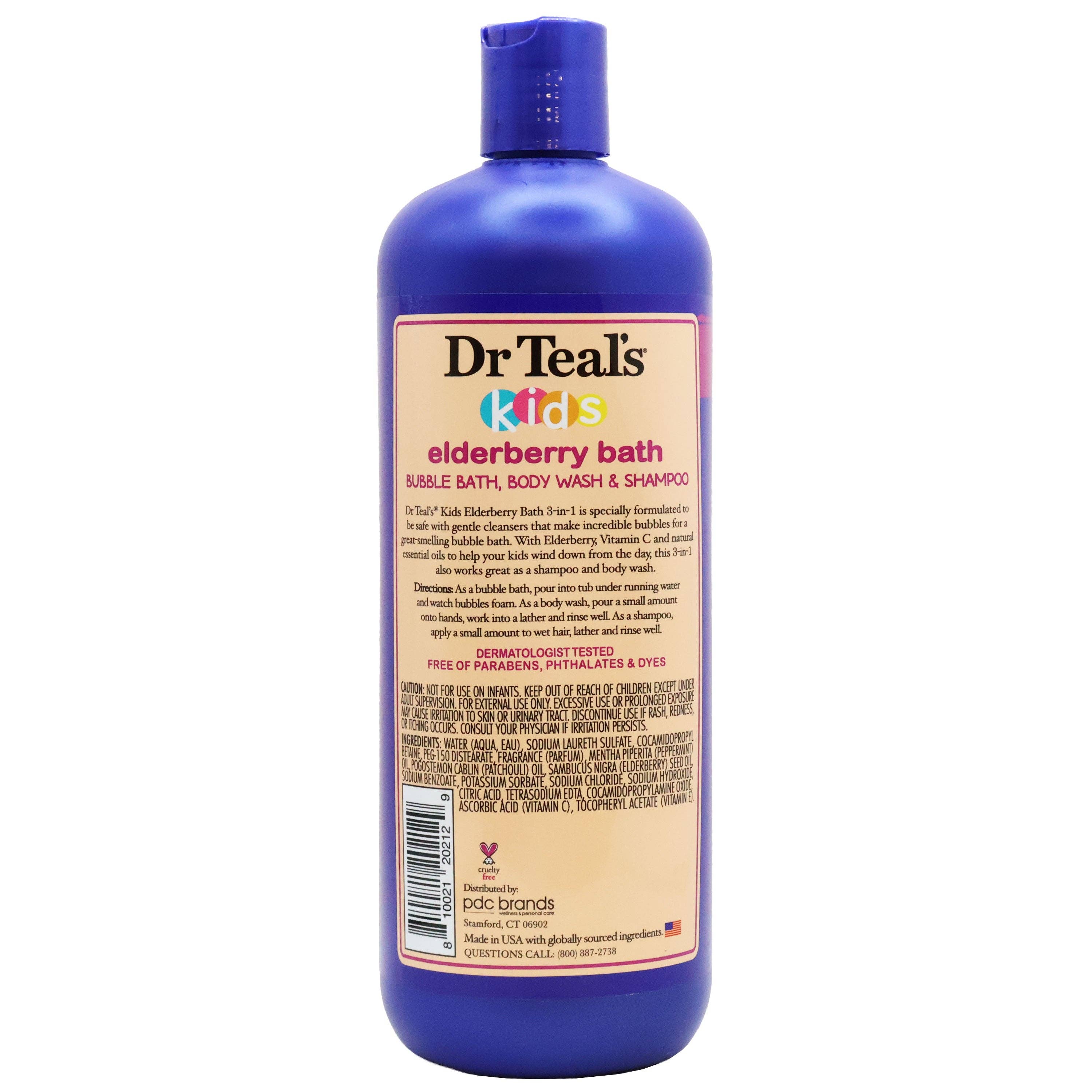 KT Supply - Wholesale 2-in-1 Shampoo & Body Wash - Baby - DrTeals Kids 3In1 Bubble Bath, Body WashShampoo 20oz.1