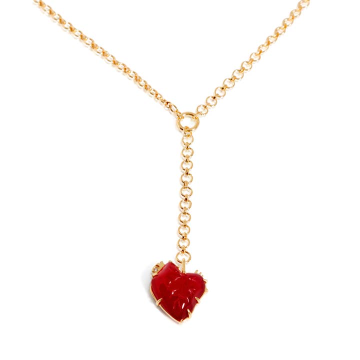 Shop Lausanne - Wholesale Y-Neck/Lariat Necklace - Beating Heart Lariat2