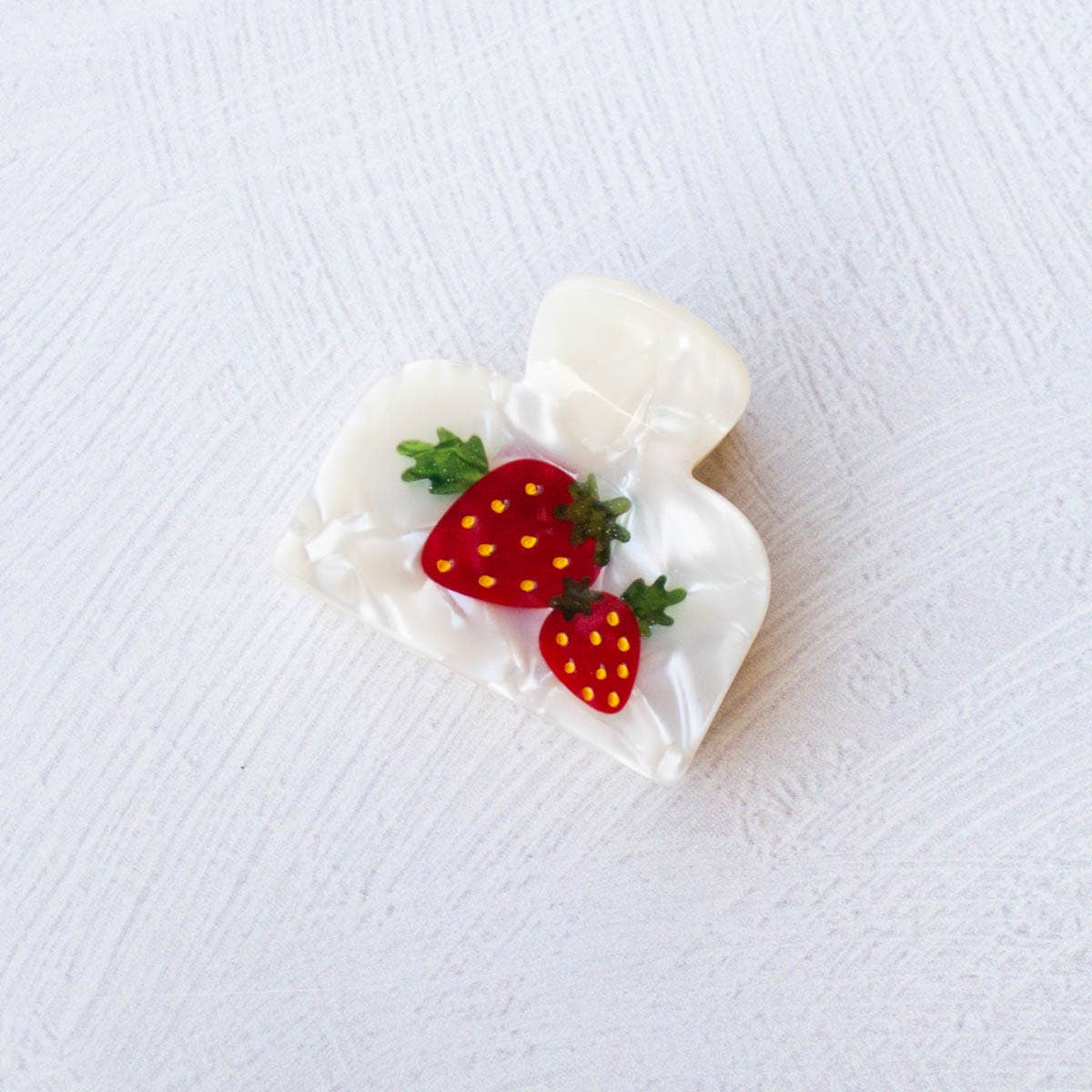 Eco Strawberry Farm Handmade Hair Claw Clip for wholesale on Faire6