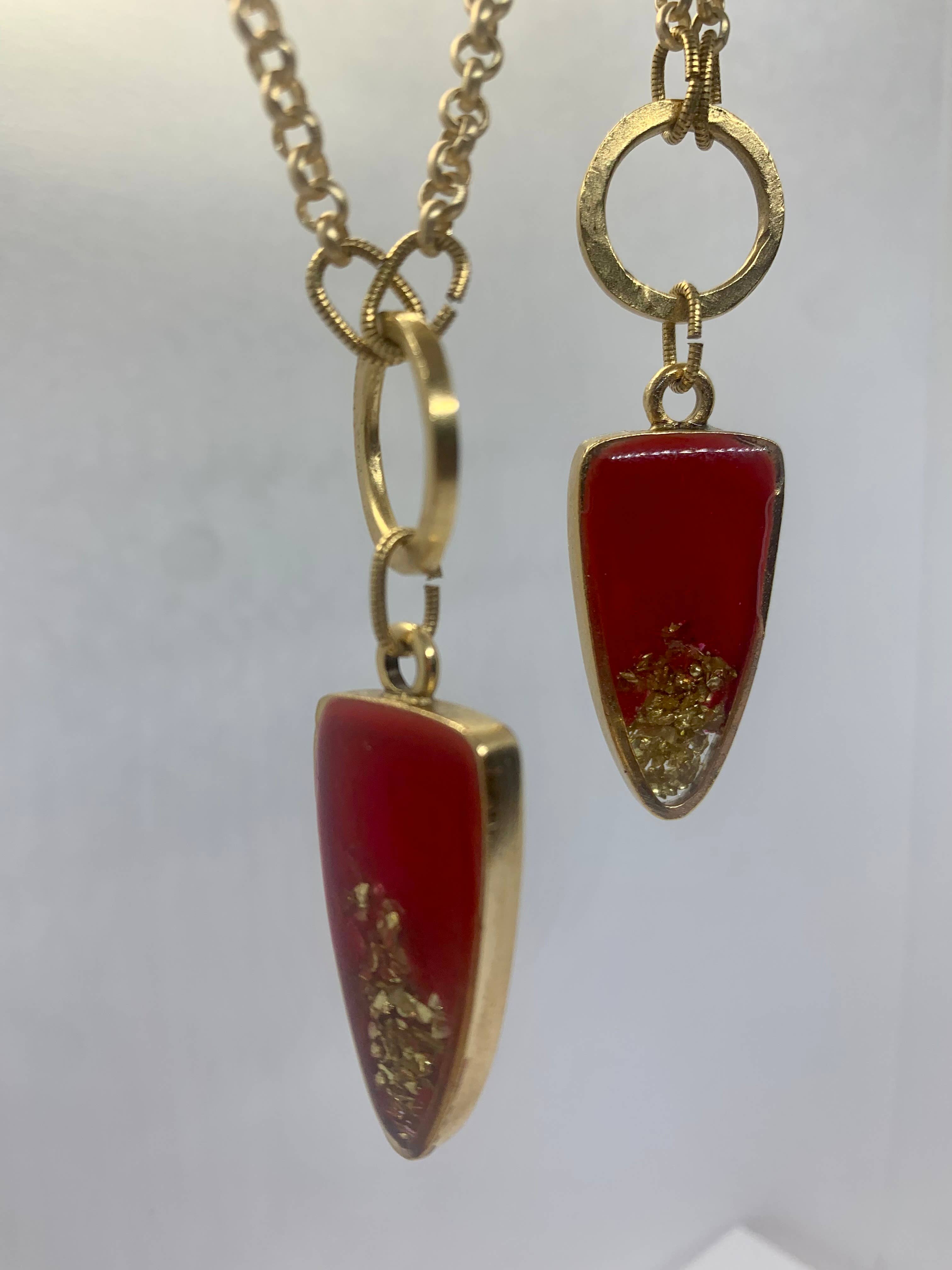 Her Hero, LLC - Wholesale Pendant/Charm Necklace - KC Chiefs Arrow necklace1