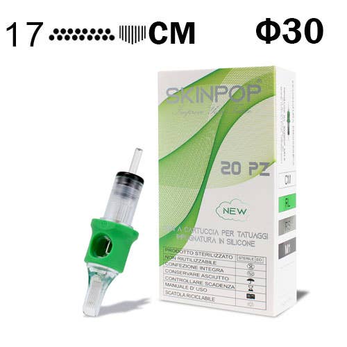 SKINPOP - Wholesale Tattoo Ointment/Care - NEW SKINPOP SILICONE TATTOO NEEDLE CARTRIDGES 20pcs62