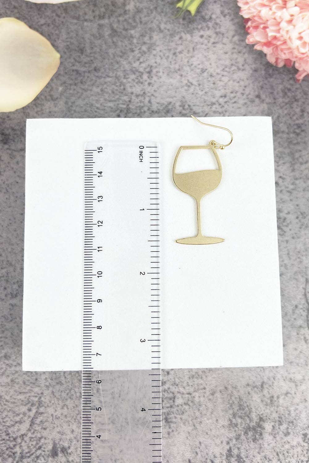 JHP Collection - Wholesale Dangle Earrings - WINE GLASS SHAPE FILIGREE HOOK EARRING6