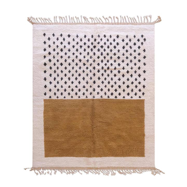 Tappeto berbero contemporaneo annodato a mano in lana - su misura per la vendita all'ingrosso da parte di AFK Living